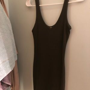 Olive green H&M dress